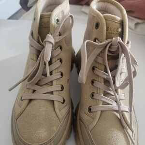 Skechers Tan High-Top Sneakers